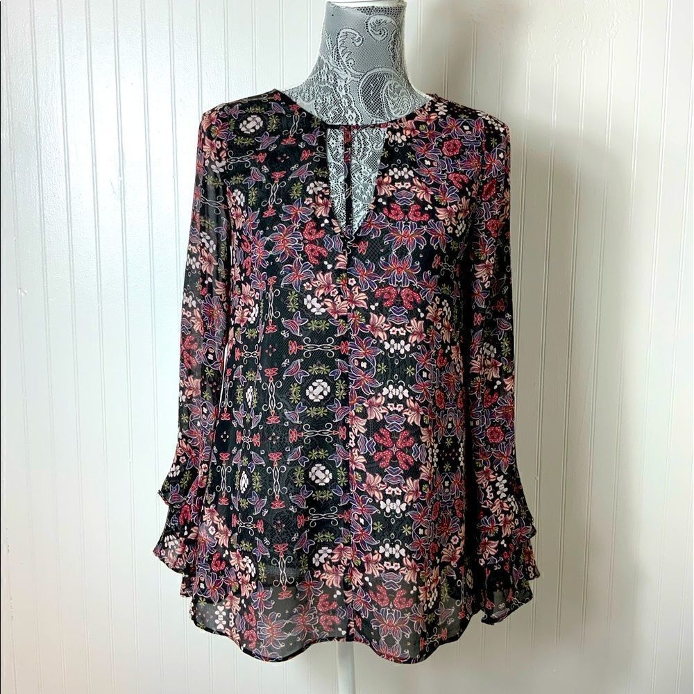 Women’s BCBGeneration sheer blouse